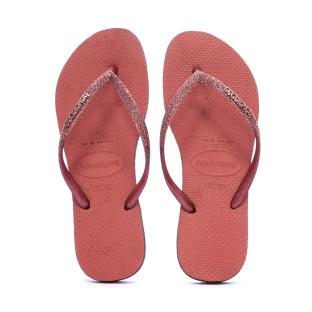 Tongs Rose Femme Havaianas Slim Sparkle vue 0