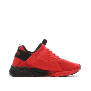 Baskets Rouges/Noires Garçon Kappa Malone vue 2