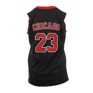 Chicago Bulls Maillot de basket Noir/Rouge Enfant Sport Zone vue 2