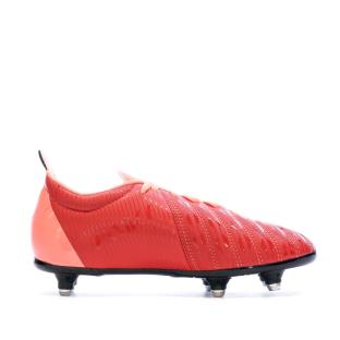 Chaussures de rugby Rouges Enfant Adidas Malice vue 2