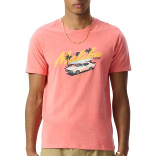 T-Shirt Rose Homme Teddy Smith Malibu pas cher