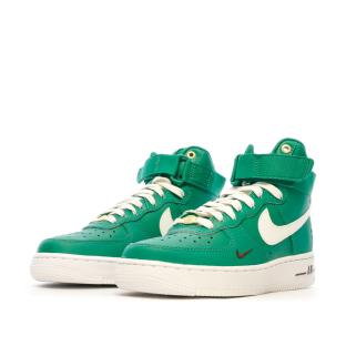 Baskets Verte Femme Nike Nike Air Force 1 Hi vue 0