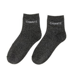 Schwarze Damensocken „Stella Green Chiante“ Ansicht 0