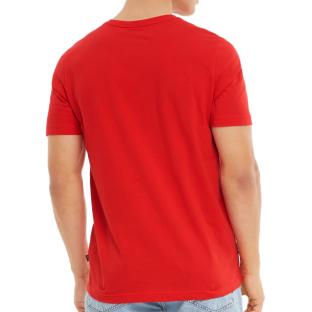 T-shirt Rouge Homme Puma Essential Logo vue 2