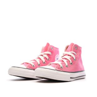Baskets Roses Fille Converse All Star High vue 6