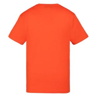 T-shirt Orange Homme Schott EMB vue 0