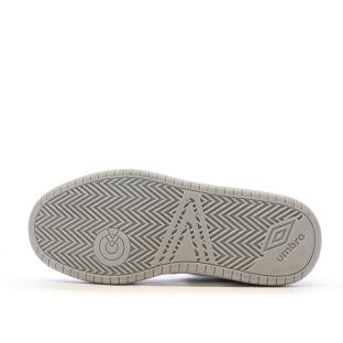Baskets Grises/Blanches Garçon Rouge Umbro Olly Vlc vue 3