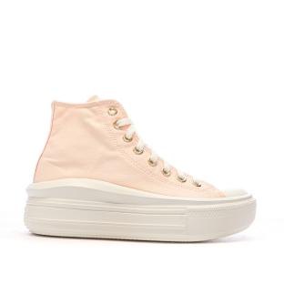 Baskets Rose Femme Converse Chuck Taylor All Star Move A09910C vue 2