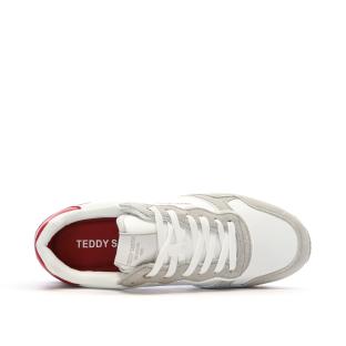 Baskets Blanches/Rouges Homme Teddy Smith 120097 vue 4