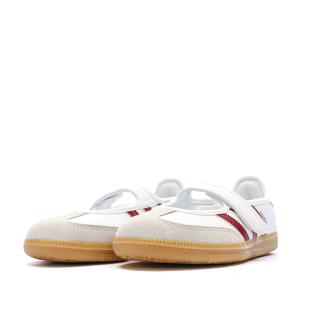 SAMBA JANE Baskets Blanc/Rouge Adidas vue 0