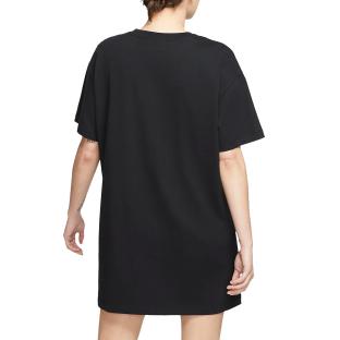 Robe t-shirt Noire Femme Nike Essential vue 2