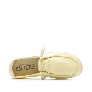 Chaussures Jaune Femme Hey Dude Wendy vue 4