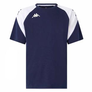 Maillot Marine/Blanc Garçon Kappa Loreto vue 0