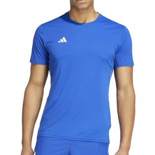 T-shirt Bleu Homme Adidas Adizero vue 0