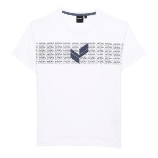 T-shirt Blanc Garçon Kaporal 23 pas cher