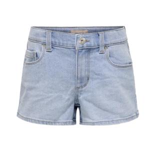 Short en Jean Bleu Clair Fille Kids ONLY Kogblair pas cher