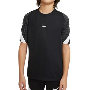 Maillot de foot Noir Garçon/Fille Nike Strke21 pas cher