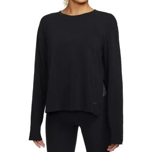 T-shirt Manches Longues Noir Femme Nike Ny pas cher