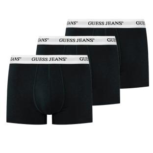 X3 Boxers Noir/Blanc Homme Guess Trunk pas cher