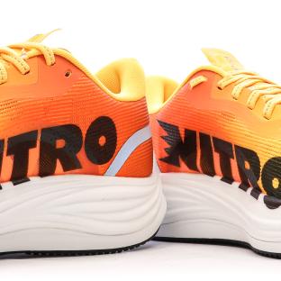 Chaussures de running Oranges/Noires Homme Puma Nitro 3 vue 7