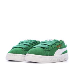 Baskets Verte Garçon Puma Suede XL vue 6