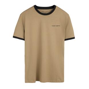 T-shirt Beige Foncé Garçon Teddy Smith 61007493D pas cher