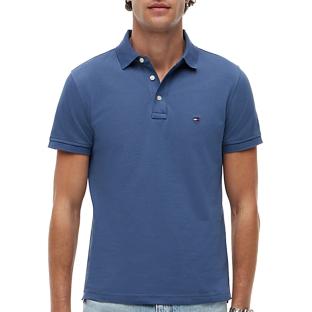 Blaues Herren-Polohemd von Tommy Hilfiger, Regular-Passform Ansicht 0