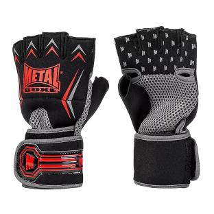 Sous Gants en Gel Noir/Rouge/Gris Mixte Metal Boxe Extreme vue 0