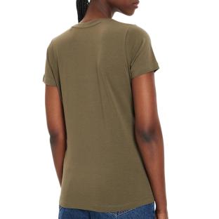T-Shirt Vert Foncé Femme Pepe jeansNew Virginia vue 0