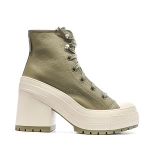 Baskets Kaki Femme Converse Chuck 70 De Luxe vue 0