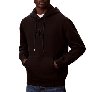 Sweat à Capuche Noir Homme Calvin Klein Jeans 3500 vue 0