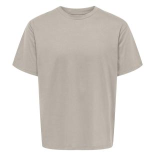 T-shirt Beige Homme Only & Sons Chinois pas cher