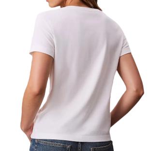 T-Shirt Blanc Femme Calvin Klein Jeans Archive LV047B205G vue 0