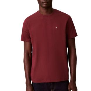 T-Shirt Bordeaux Homme Calvin Klein Jeans Classic pas cher