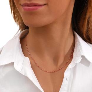 Collier Rouge Femme Clio Blue Mimi Argent pas cher