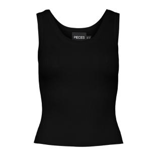 Débardeur Noir Femme Pieces Prista pas cher