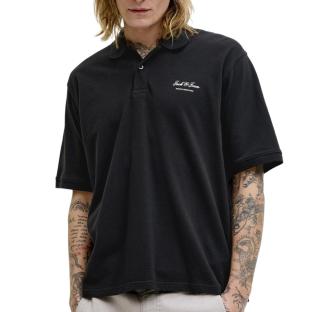 Polo Noir Homme Jack & Jones Archive Graphic Polo vue 0