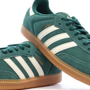 Grüne/weiße Herren-Sneaker Adidas Samba Ansicht 0