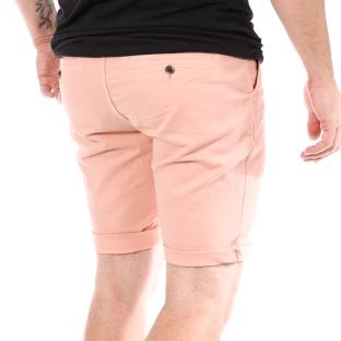 Short Rose Homme Paname Brothers Bermuda Chino vue 2