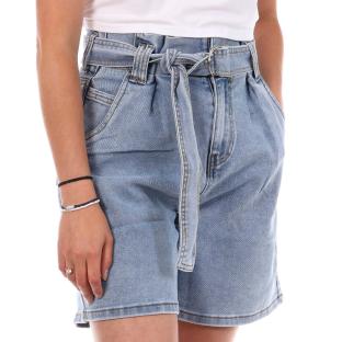 Short Mom Bleu Femme Monday Premium LW786 pas cher