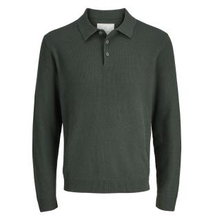 Polo Gris Foncé Homme Jack & Jones Cooper vue 0