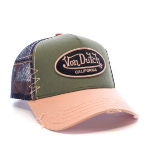 Casquette Kaki/Rose Homme Von Dutch Used vue 2