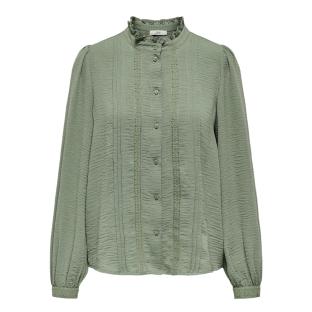 Chemise Kaki Femme JDY Lace Shirt vue 3