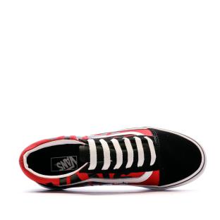 Baskets Rouges Enfant Vans Old Skool vue 4