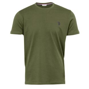 T-Shirt Kaki Homme US Polo ASSN Mick pas cher