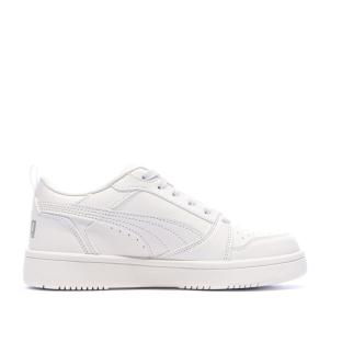 Baskets Blanches Mixte Puma Rebound V6 vue 0