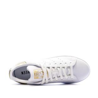 Stan Smith Baskets Blanches /Dorées Femme Adidas vue 4