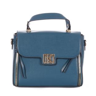 Sac à Bandoulière Bleu Femme Manoukian TARA pas cher