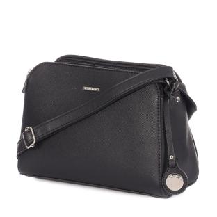 Sac à Bandoulière Noir Femme Manoukian OLIVIA vue 2