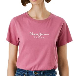 T-Shirt Rouge Femme Pepe jeansNew Virginia vue 0